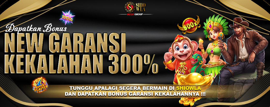 BONUS NEW GARANSI KEKALAHAN 300%